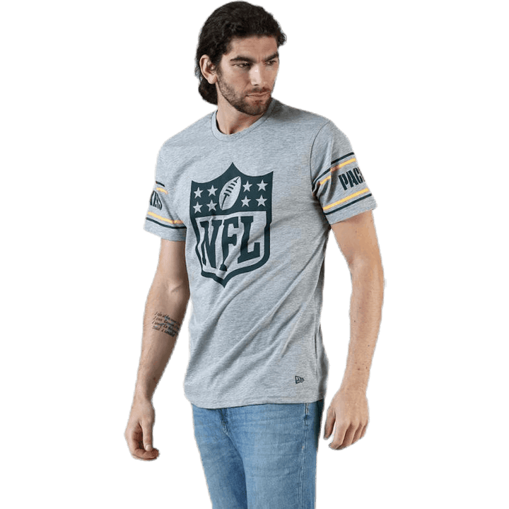 Badge Tee Green/Grey
