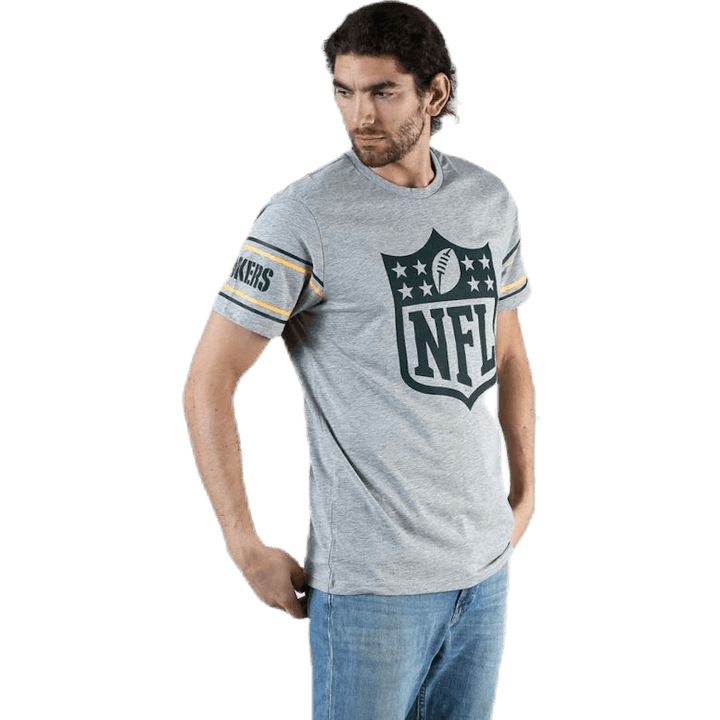 Badge Tee Green/Grey