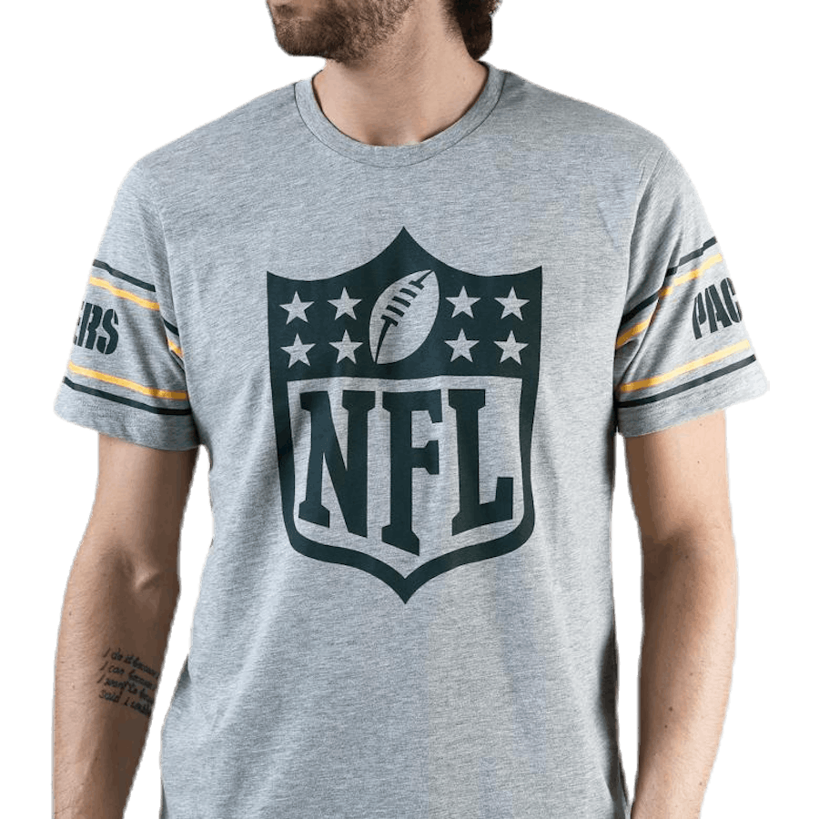 Badge Tee Green/Grey