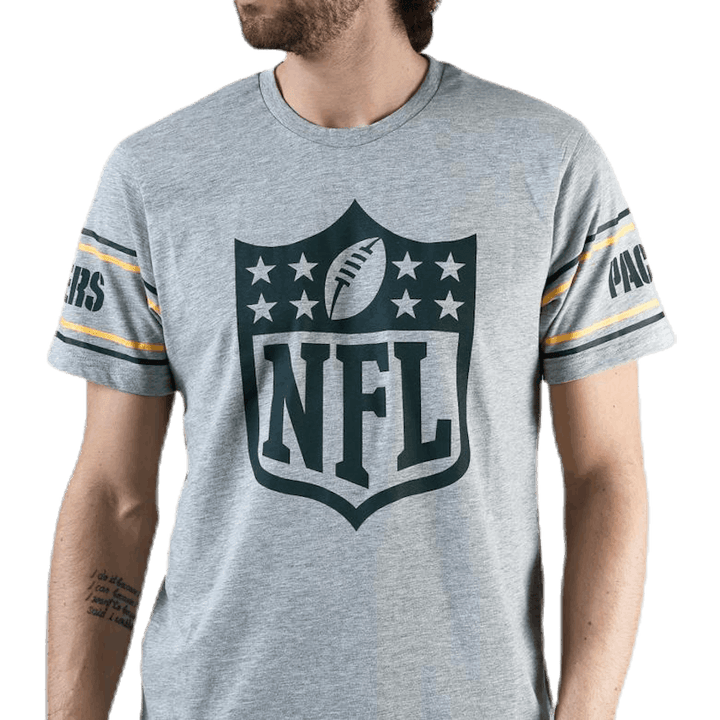 Badge Tee Green/Grey