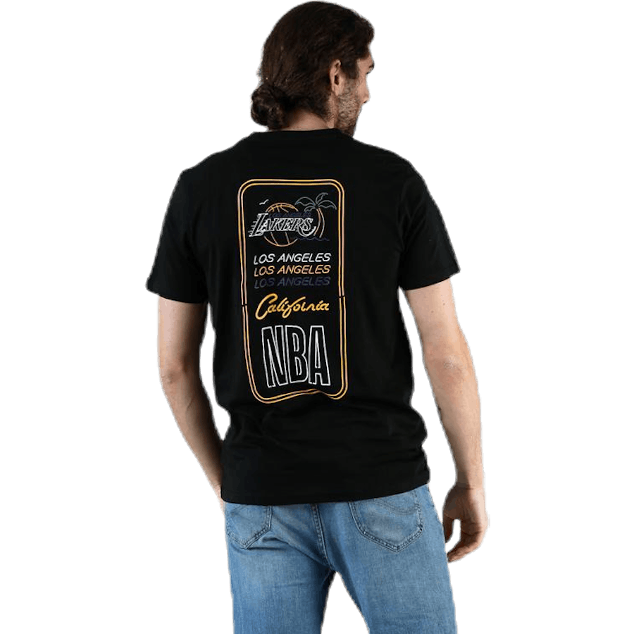 Neon Lights Tee Black