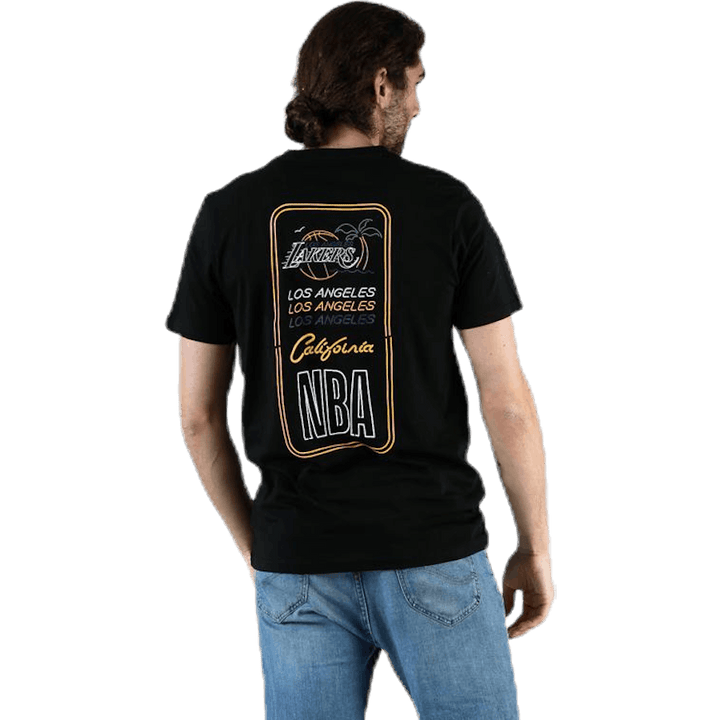 Neon Lights Tee Black