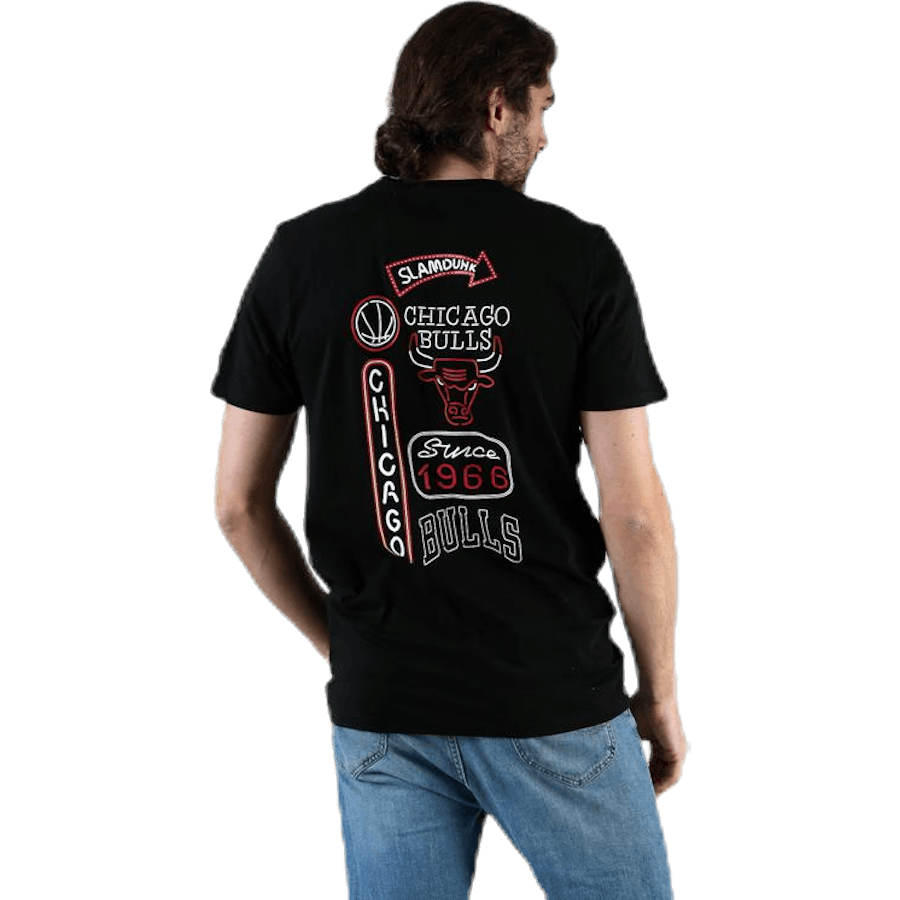 Neon Lights Tee Schwarz