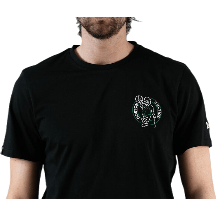 Neon Lights Tee Black