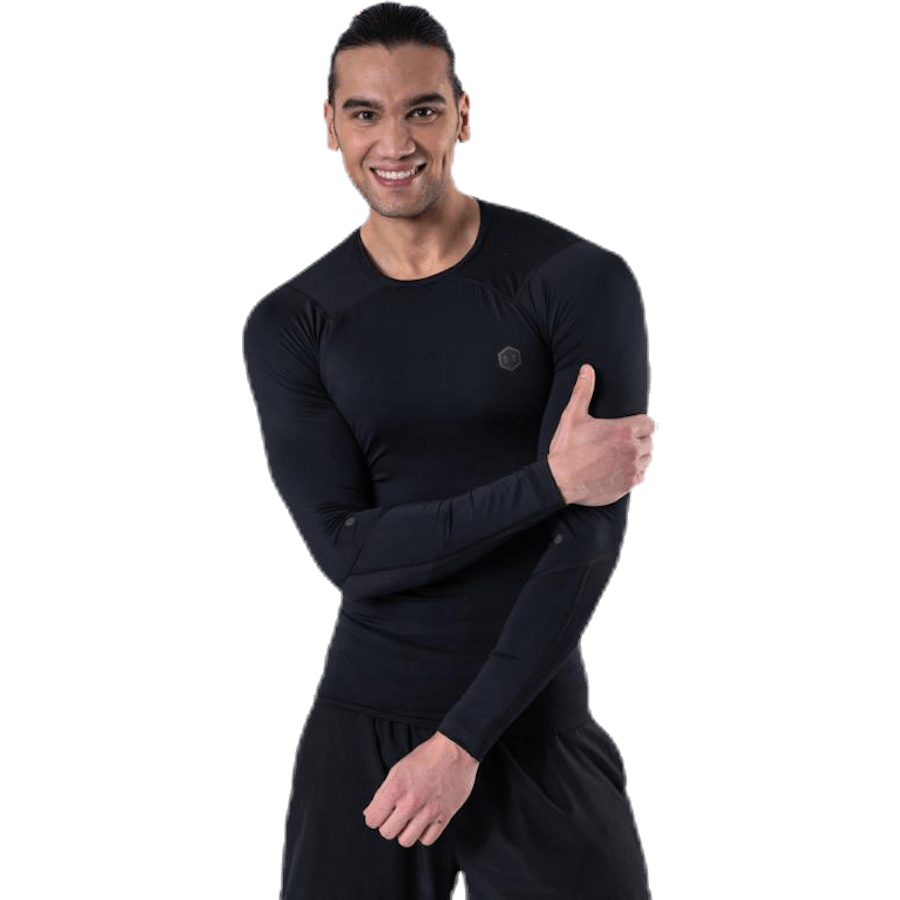 Ua Hg Rush Compression Ls Black