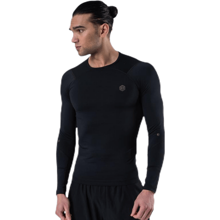 Ua Hg Rush Compression Ls Black