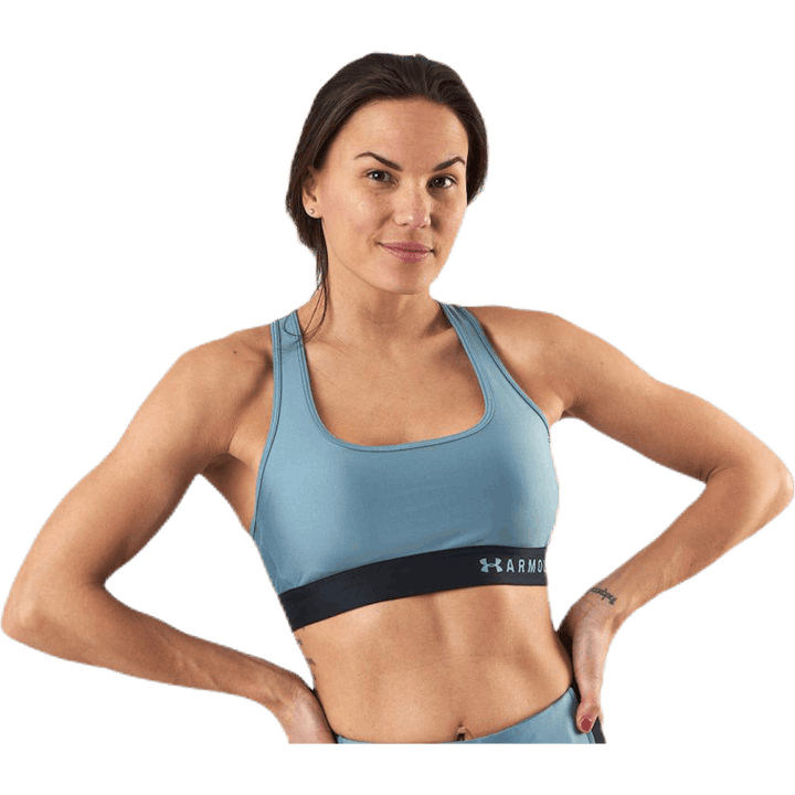 Armour Mid Crossback Bra Blue