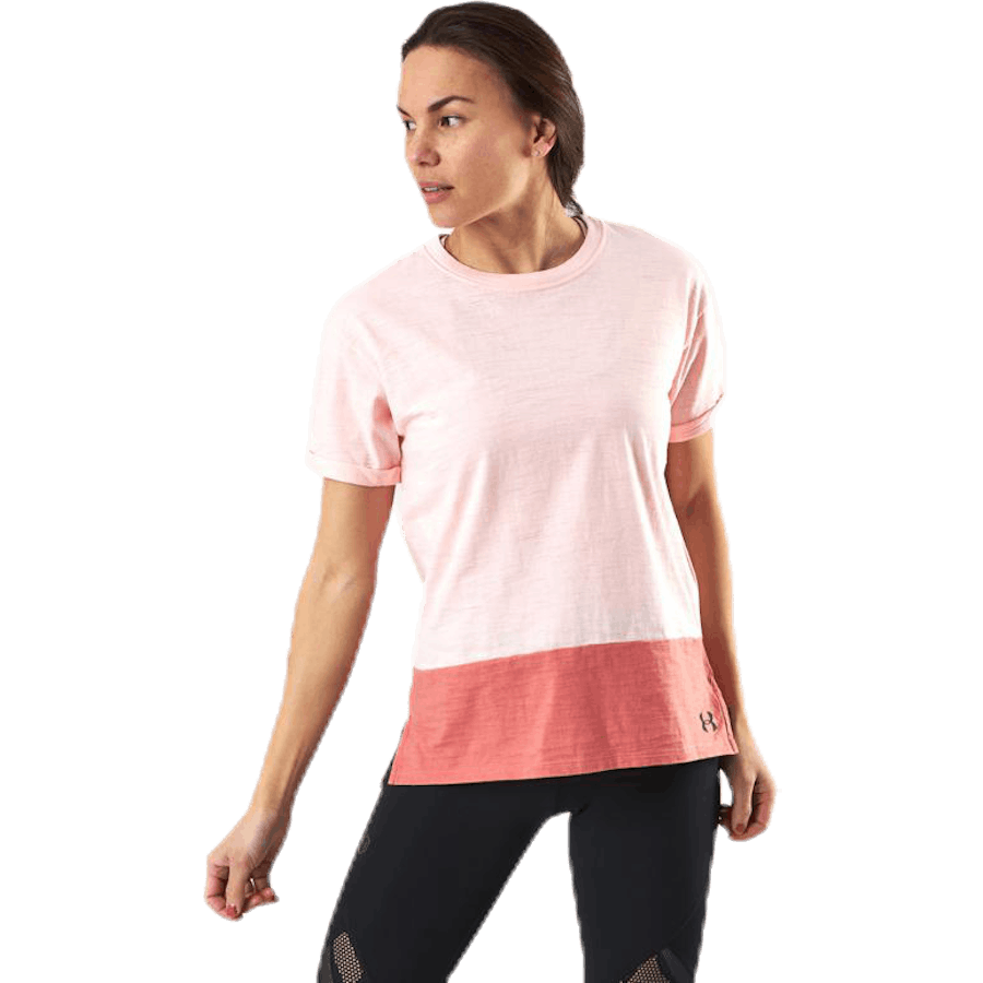 UA Charged Cotton SS Pink