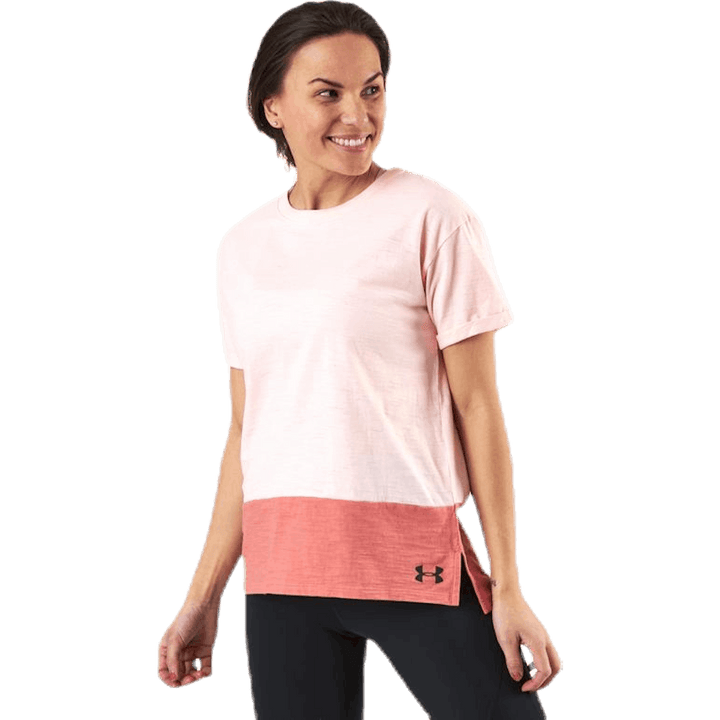 UA Charged Cotton SS Pink