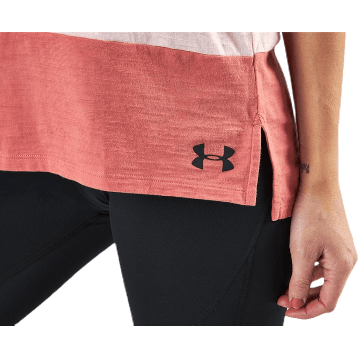 UA Charged Cotton SS Pink