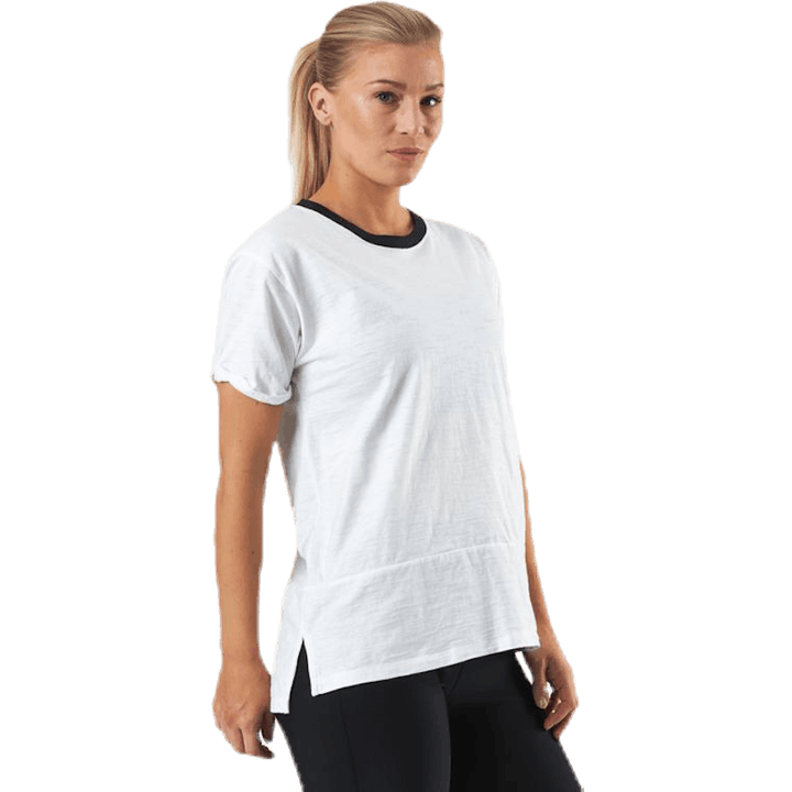 UA Charged Cotton SS Bianco