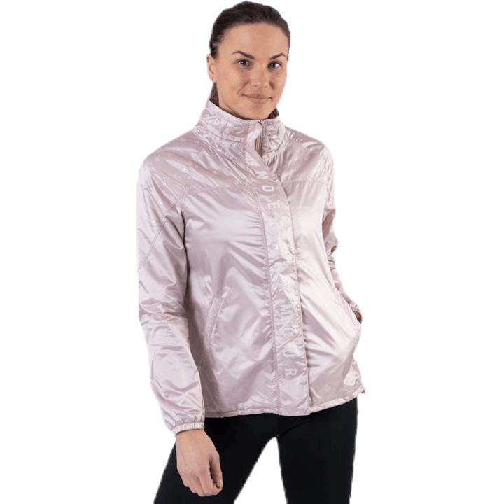 Veste tissée irisée Athlete Recovery rose