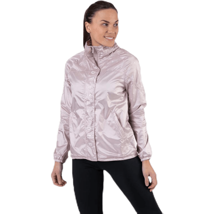 Veste tissée irisée Athlete Recovery rose