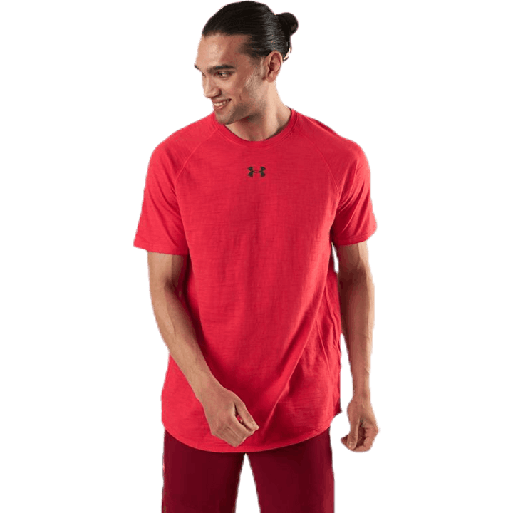 Geladene Baumwolle SS Rot