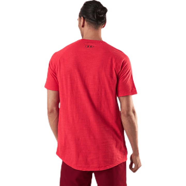 Geladene Baumwolle SS Rot