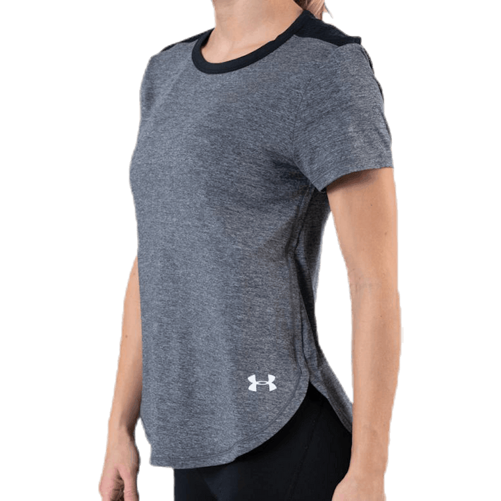 UA Armour Sport Crossback SS Schwarz