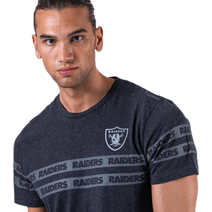 T-shirt ton sur ton NFL Oakrai Grey