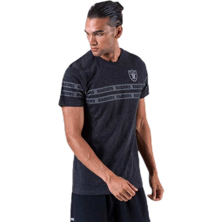 T-shirt ton sur ton NFL Oakrai Grey
