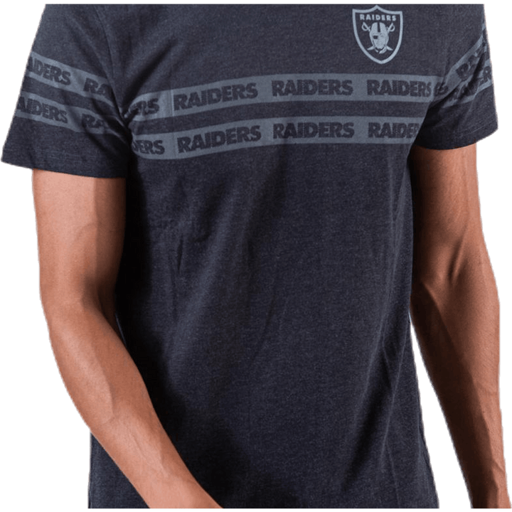 T-shirt ton sur ton NFL Oakrai Grey
