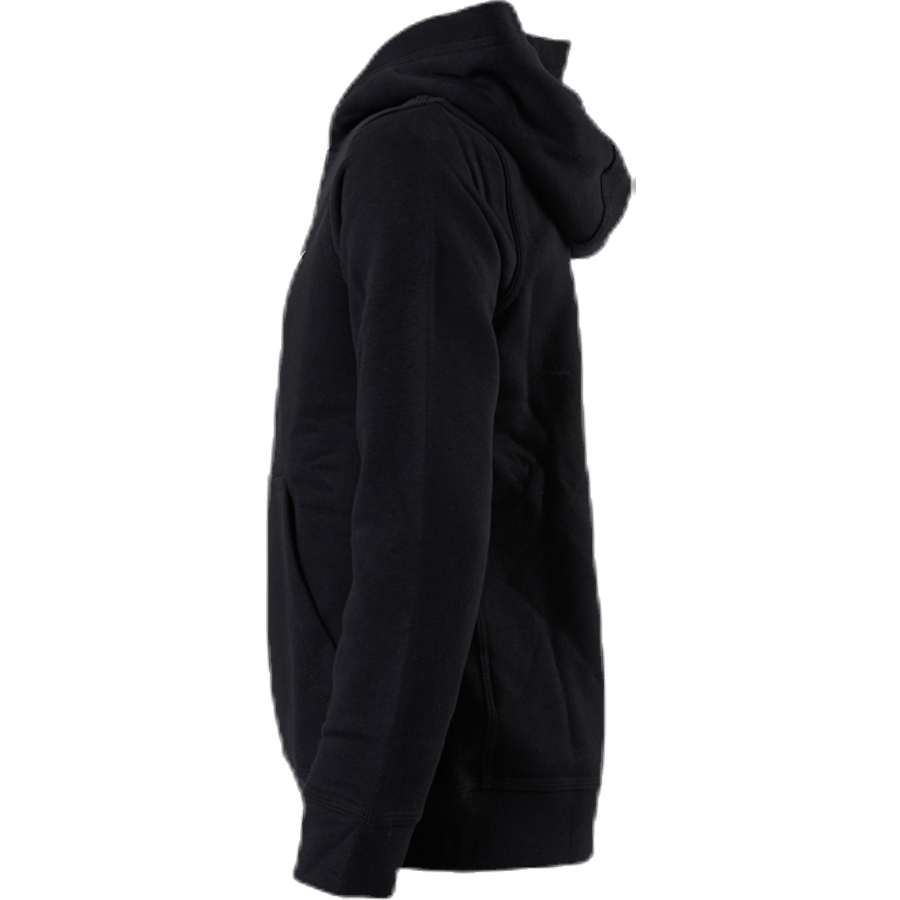 Sportswear Club Fleece Big Kids Pullover Hoodie BLACK/LT SMOKE GREY