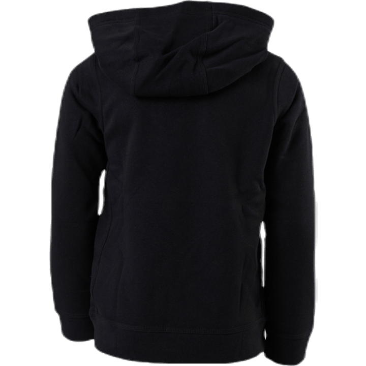 Sportswear Club Fleece Big Kids Pullover Hoodie BLACK/LT SMOKE GREY