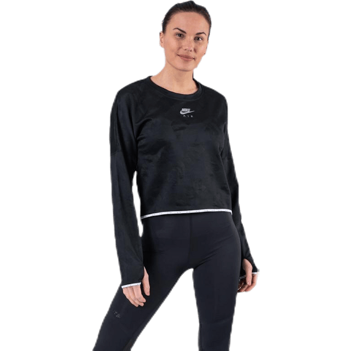 Air Midlayer Crew Black