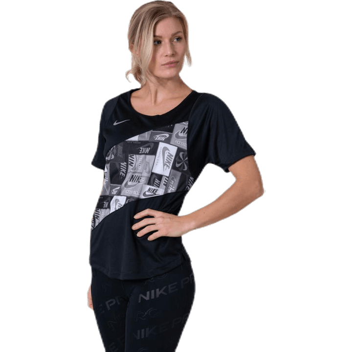 Icon Clash SS Top  Black