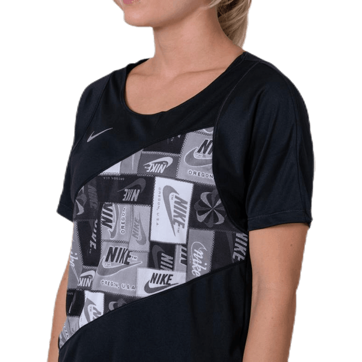 Icon Clash SS Top  Black