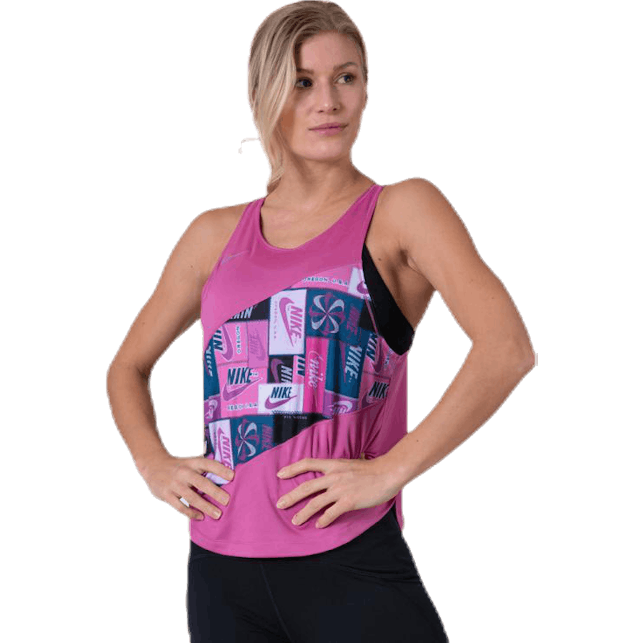 Icon Clash Singlet Pink