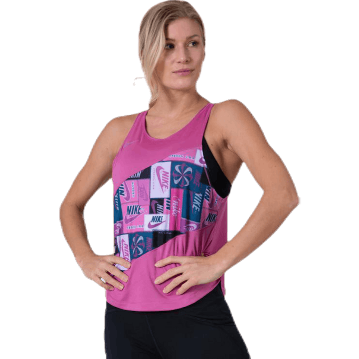 Icon Clash Singlet Pink
