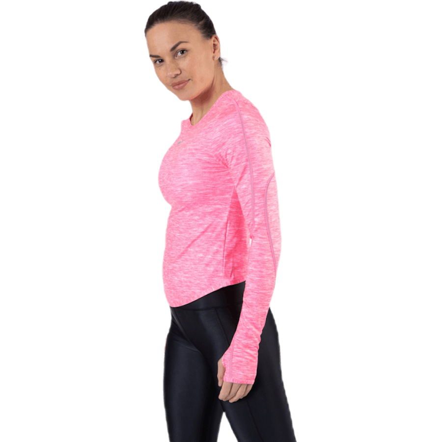 Top LS Runway Reflective Pink