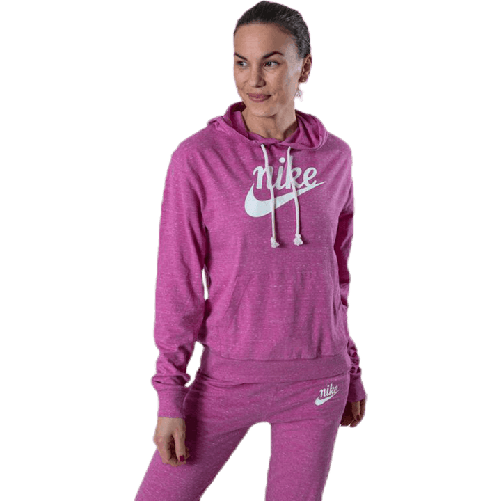 Gym Vintage Hoodie Pink