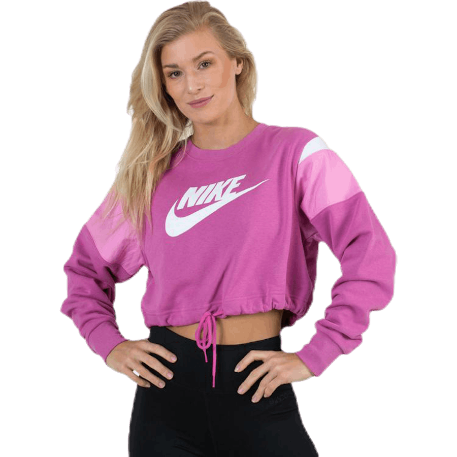 Nsw Heritage Crew Flc Sb Pink/White