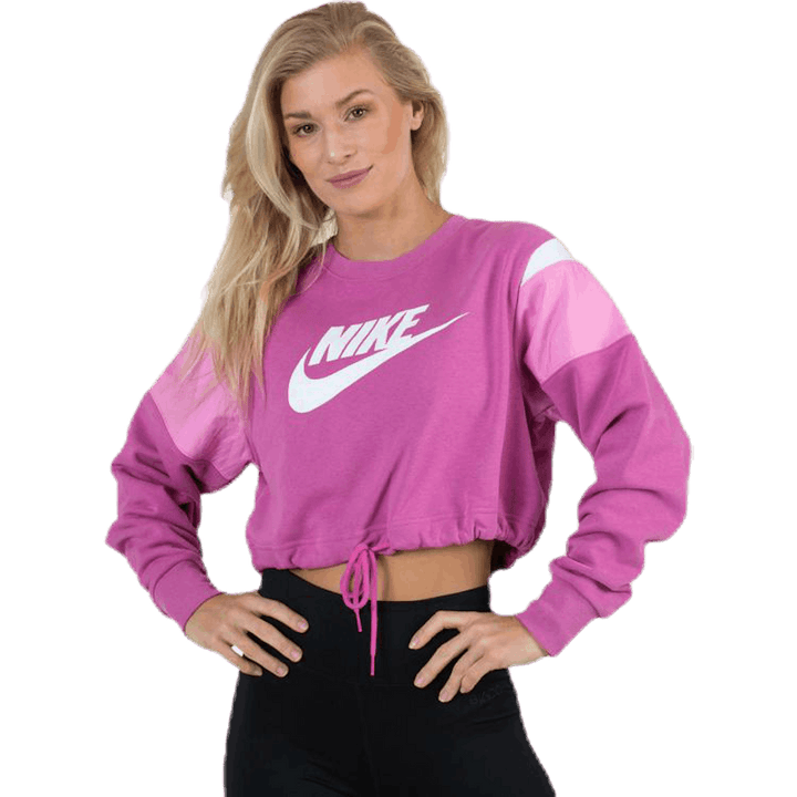 Nsw Heritage Crew Flc Sb Pink/White