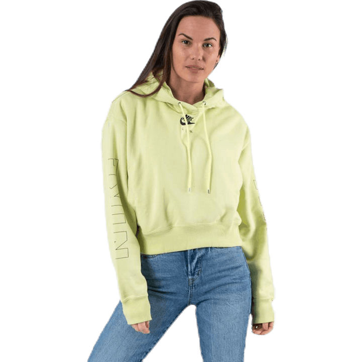 Air Fleece mikina s kapucí Green