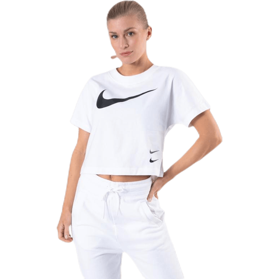 Nsw Swoosh Top Ss White/Black