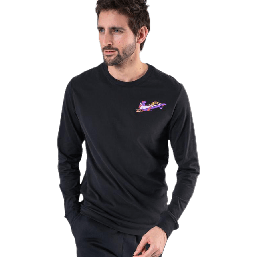 Suché tričko LS Hook Black