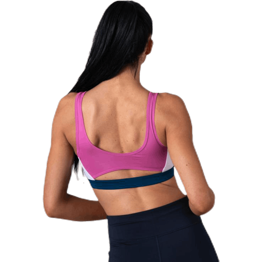 Medium Pad Icon Clash Bra Pink/Blue