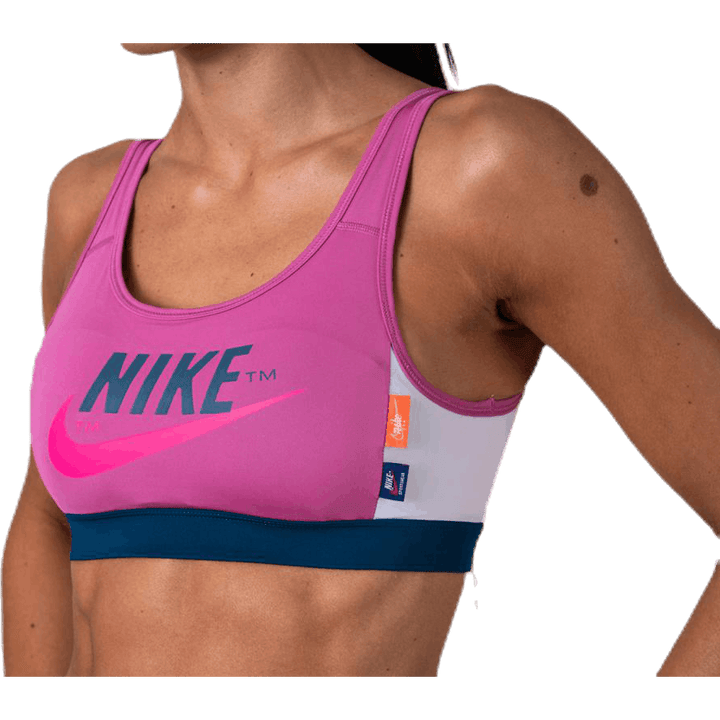 Medium Pad Icon Clash Bra Pink/Blue