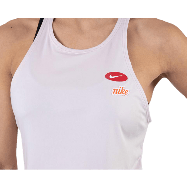 Icon Clash Top Bt Pink/White