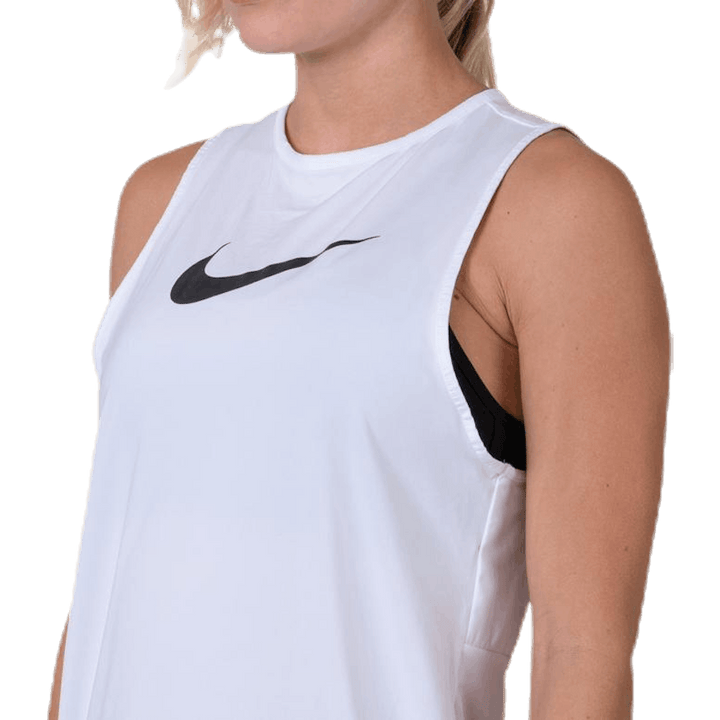 Essential Swoosh Tank White/Black