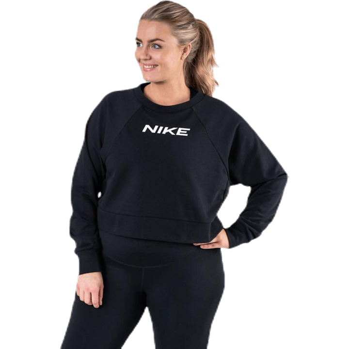 Essential Fleece Crew Plus White/Black