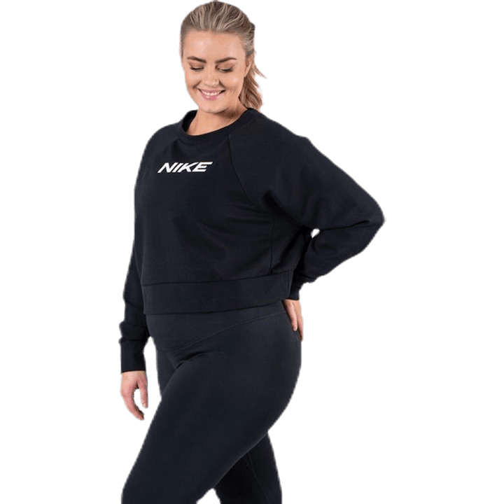 Essential Fleece Crew Plus White/Black