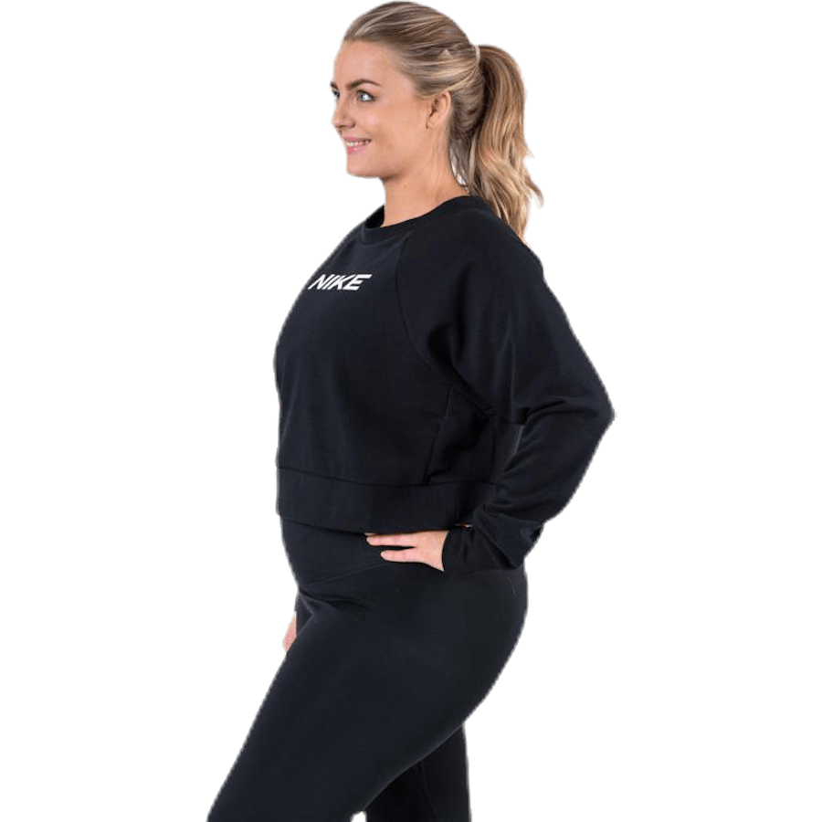 Essential Fleece Crew Plus White/Black