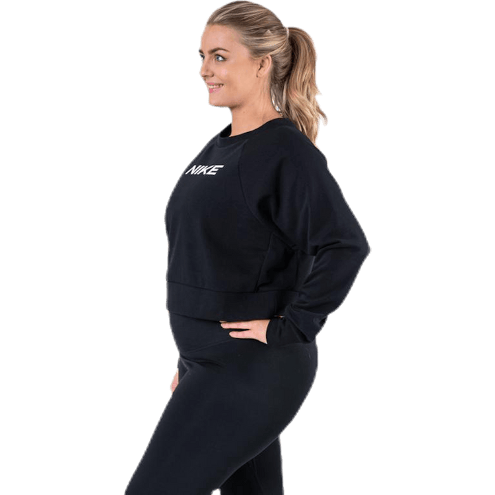 Essential Fleece Crew Plus White/Black