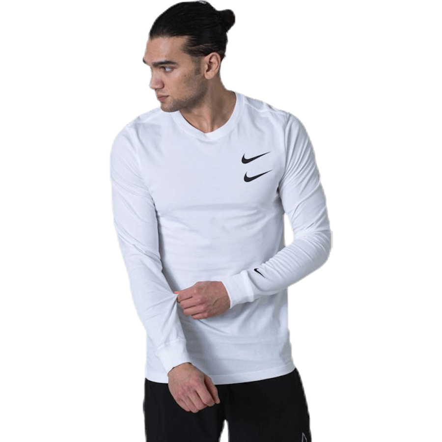 T-shirt Swoosh Ls Branco