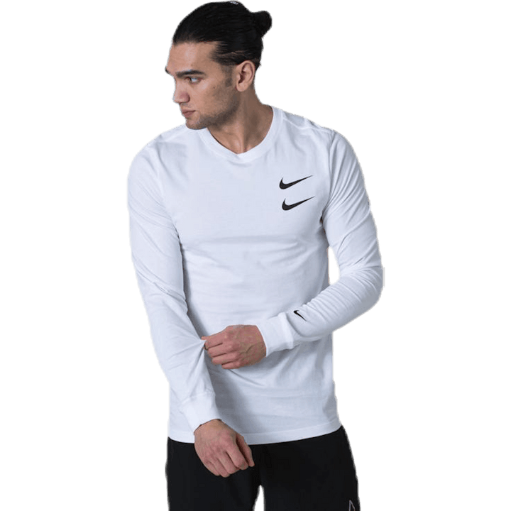 T-shirt Swoosh Ls Branco