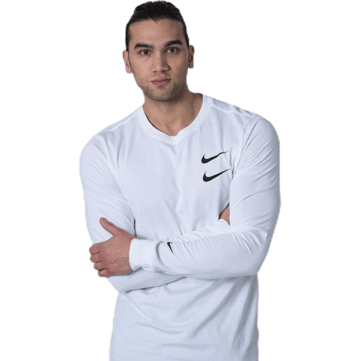 T-shirt Swoosh Ls Branco