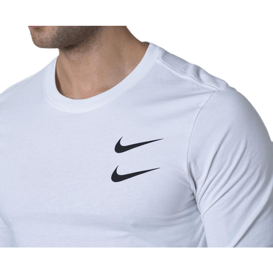 T-shirt Swoosh Ls Branco