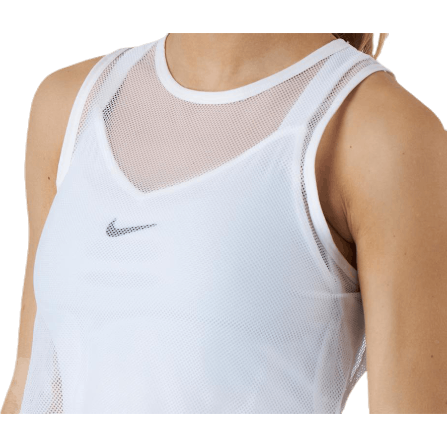 Court Dri-FIT Tank Blanco/Negro